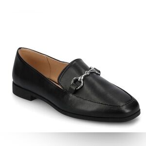 Journee black slip on loafer, size 6.5
